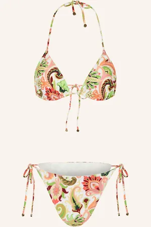 Etro Triangel-Bikini orange