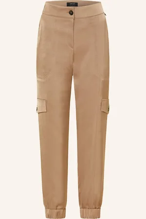 Marc Cain Cargohose Ridder Aus Satin braun