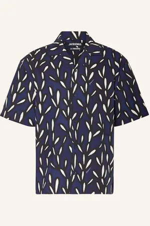 Jacquemus Resorthemd La Chemise Jean Comfort Fit blau
