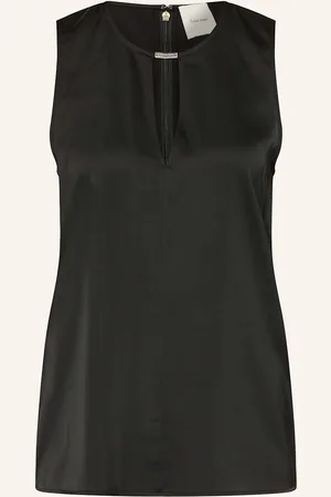 Calvin Klein Blusentop Aus Satin Mit Cut-Out