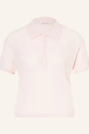 Mrs & HUGS Strick-Poloshirt Mit Cashmere