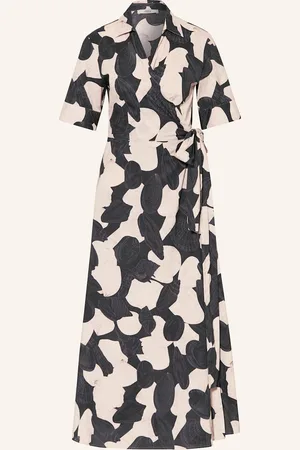 0039 Italy Wickelkleid Svenja schwarz