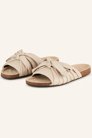 J.W.Anderson Pantoletten Bow Flat beige