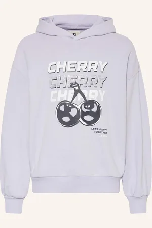 Garcia Hoodie Mit Schmucksteinen lila