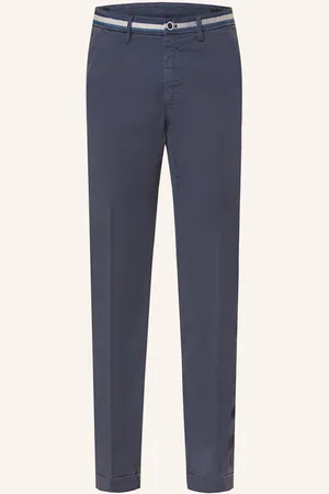 Masons Chino Torino Summer Slim Fit blau