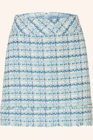 HUGO BOSS Tweed-Rock Vafrosa blau