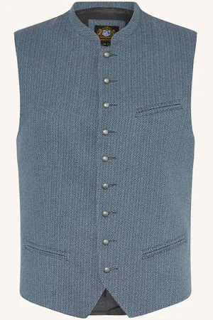 Hammerschmid Trachtenweste Roman blau