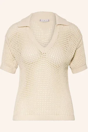 Tommy Hilfiger Häkelshirt beige