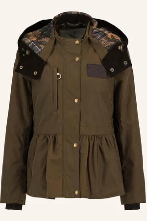 Barbour Jacke Dhalia Mit Abnehmbarer Kapuze braun