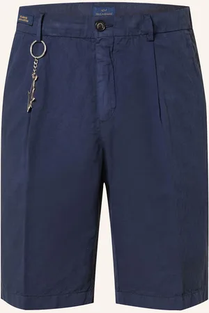Paul & Shark Shorts Mit Leinen blau