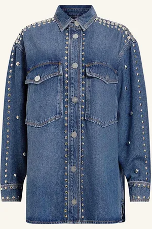 AllSaints Jeans-Overshirt Alba Mit Nieten
