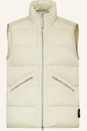 Stone Island Daunenweste weiss
