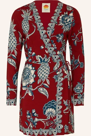 Farm Rio Wickelkleid rot