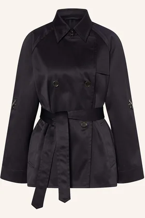 FAY Cropped-Trenchcoat blau