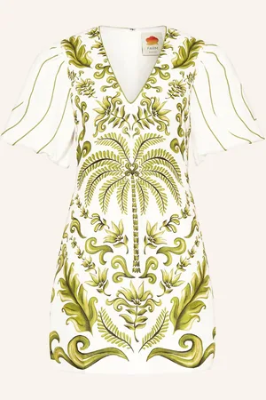 Farm Rio Leinenkleid Milani beige