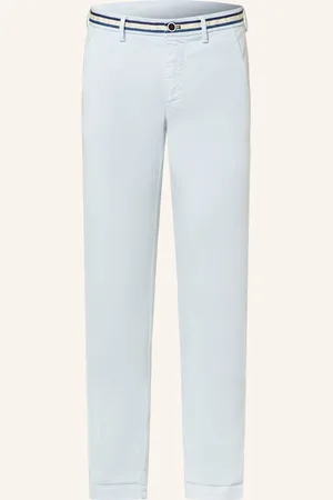 Masons Chino Torino Summer Slim Fit blau