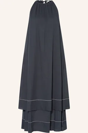 PESERICO SIGN Kleid Mit Schmuckperlen blau