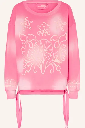 yippie hippie Oversized-Sweatshirt pink