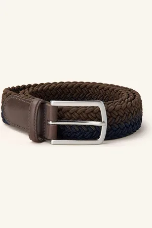 Hackett Flechtgürtel blau