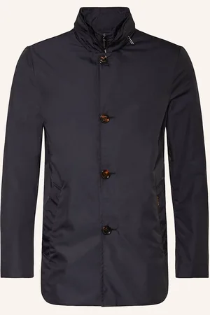 MOORER Jacke Mit Blende blau