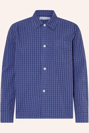 OUR LEGACY Hemd Box Comfort Fit blau