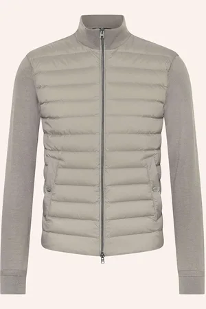 HERNO Strickjacke Im Materialmix beige