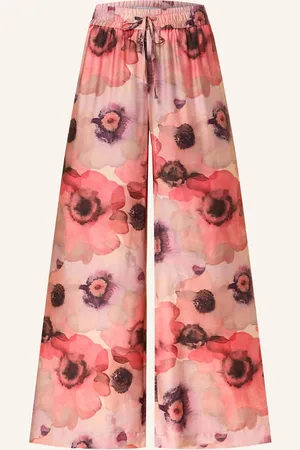 raffaello rossi Marlenehose Helena Aus Satin rot