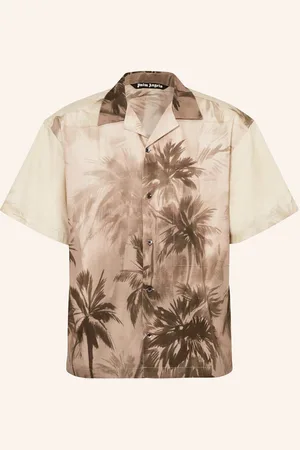 Palm Angels Resorthemd Comfort Fit beige