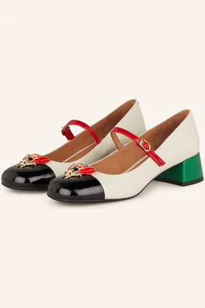 Jeffrey Campbell Mary-Jane-Pumps Jitterbug Mit Schmucksteinen weiss