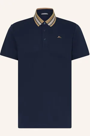 J Lindeberg Funktions-Poloshirt blau