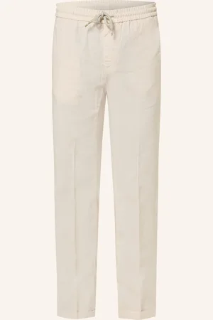 Masons Hose Im Jogging Stil Extra Slim Fit Mit Leinen beige