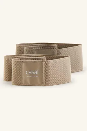 Casall 2er-Set Fitnessbänder weiss