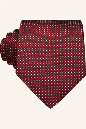 HUGO BOSS Krawatte H-Tie 7 Mit Seide rot