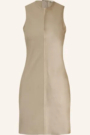 Ami Satinkleid beige