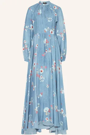 SLY 010 Addition Kleid Charlota Mit Seide blau