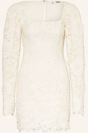 ROTATE Cocktailkleid Aus Spitze weiss
