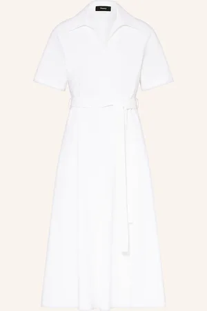 THEORY Kleid Mit Leinen