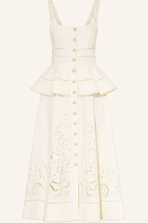 Self-Portrait Cocktailkleid weiss