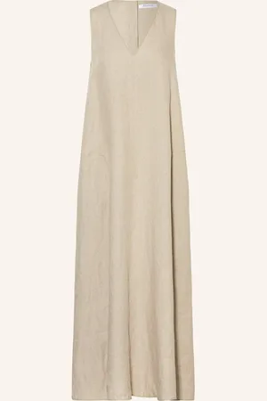 Max Mara Leinenkleid Simeone beige