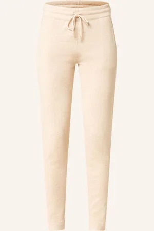 KUJTEN Cashmere-Hose Im Jogging-Stil beige