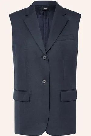 THEORY Blazerweste blau