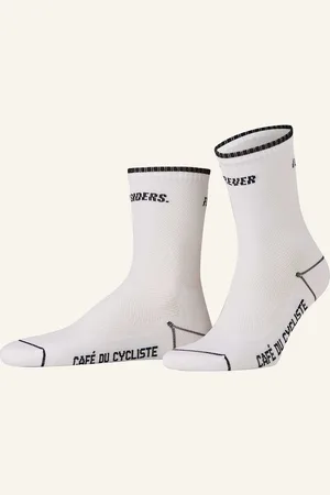 Cafe du Cycliste Café Du Cycliste Radsocken Motto Summer weiss