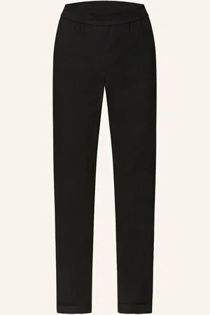 Marc Cain Hose Rhodos Mit Leinen schwarz