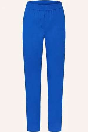Marc Cain Hose Rhodos Mit Leinen blau