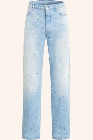 OFF-WHITE Jeans Straight Fit blau