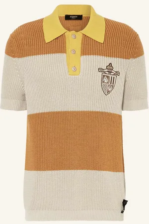 Fendi Strick-Poloshirt braun