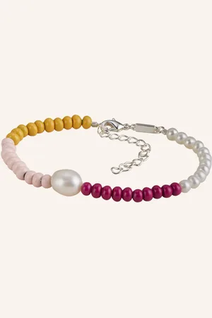 Lulu Copenhagen Armband Color Ball Bracelet Pearls silber