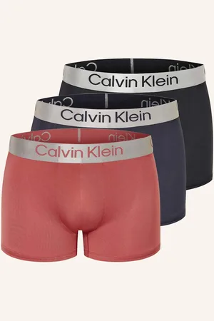 Calvin Klein 3er-Pack Boxershorts Micro Stretch rot
