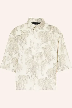 Jacquemus Kurzarm-Hemd La Chemise Aloe Comfort Fit weiss