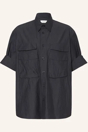 LEMAIRE Kurzarmhemd Comfort Fit grau
